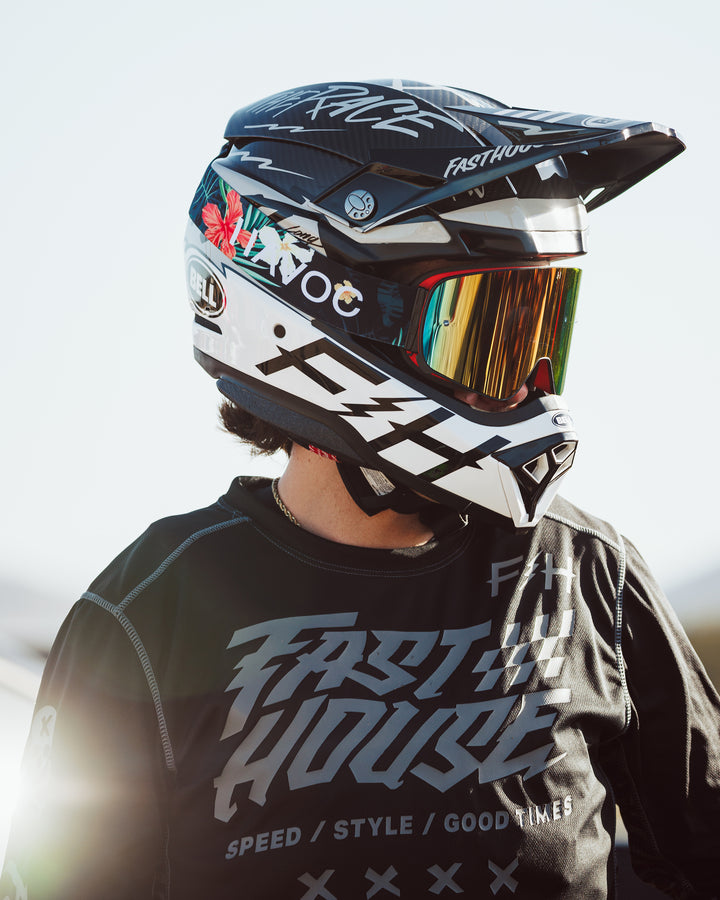 magnetic motocross goggles Tropical model_code:1250306 Gebrauchte Fahrräder in München Color:Black Stacked Onyx + Vivid Onyx/Vivid Infrared Lens Superior Comfort Foam —